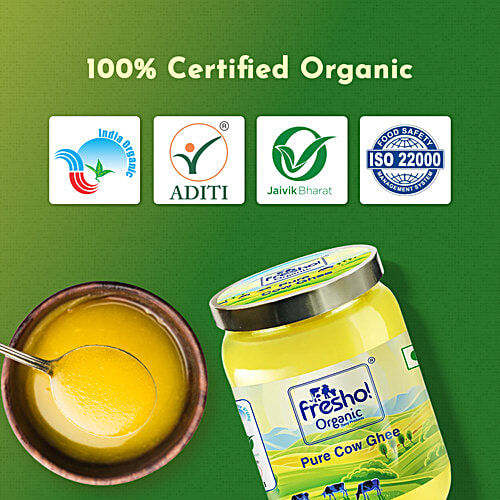 fresho! Organic Desi Cow Ghee, 1 L  