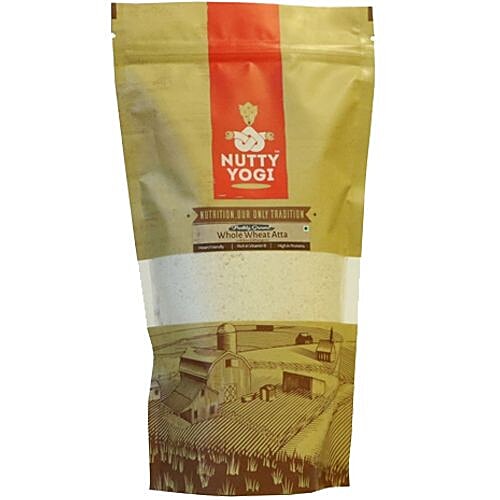 Buy Nutty Yogi Atta Whole Wheat 1 Kg Online At Best Price of Rs 50