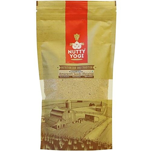 Nutty Yogi Organic Amaranth Seeds/Rajgira - Gluten Free, 500 g  