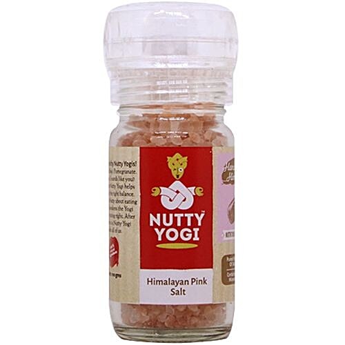 Nutty Yogi Pink Salt - Himalayan, 100 g Bottle 