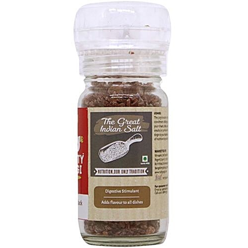 Nutty Yogi Black Salt - Indian, 100 g Bottle 
