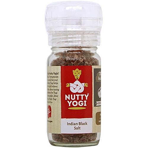 Nutty Yogi Black Salt - Indian, 100 g Bottle 