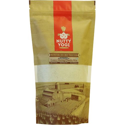 Nutty Yogi Cheela Mix - Green Moong Daal, Gluten Free, 400 g  Gluten Free, High Dietary Fibre