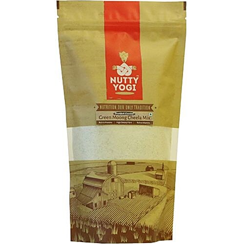 Nutty Yogi Cheela Mix - Green Moong Daal, Gluten Free, 400 g  