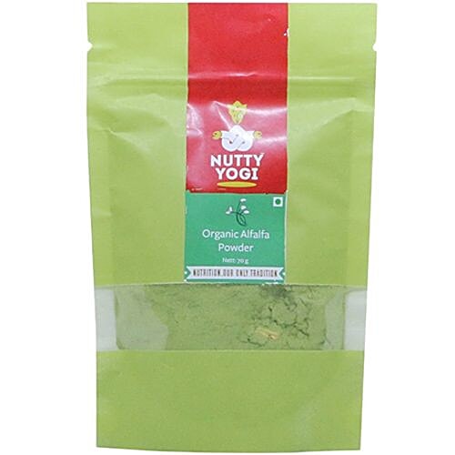 Nutty Yogi Organic Alfalfa Powder, 70 g  