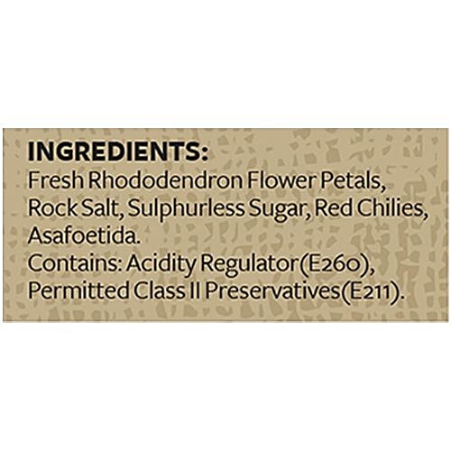 Nutty Yogi Rhododendron Chutney, 250 g  