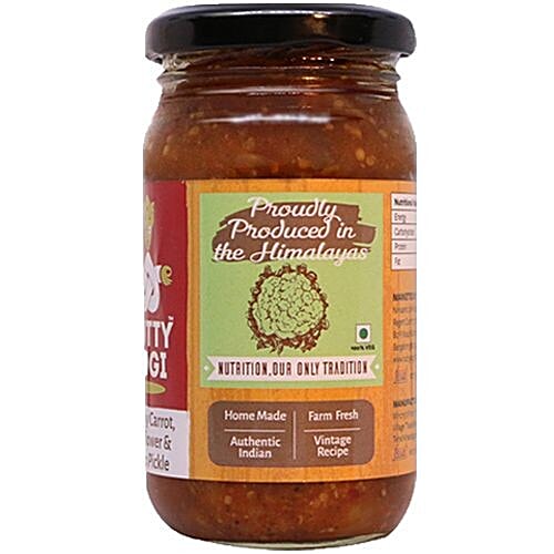 Nutty Yogi Pickle - Crunchy, Carrot Cauliflower, Turnip, 200 g  