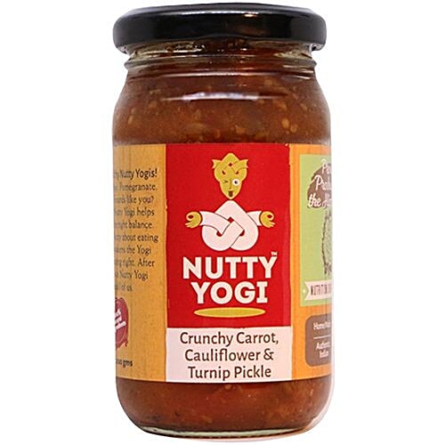 Nutty Yogi Pickle - Crunchy, Carrot Cauliflower, Turnip, 200 g  