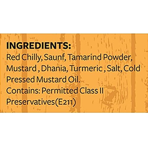 Nutty Yogi Whole Red Chilly Pickle, 200 g  