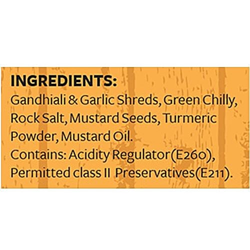 Nutty Yogi Garlic Ganhiali Pickle, 200 g  