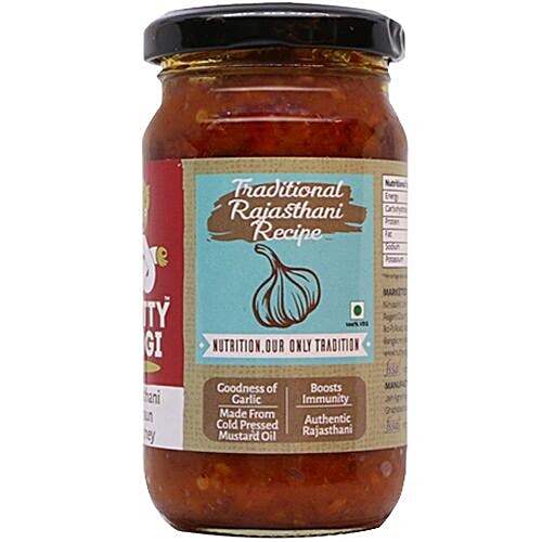 Nutty Yogi Rajasthani Lehsun Chutney, 200 g  