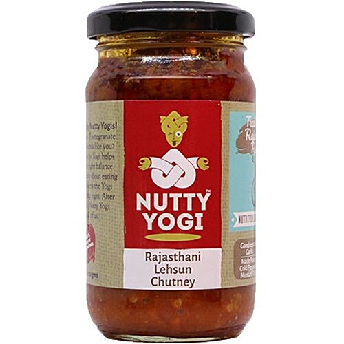 Nutty Yogi Rajasthani Lehsun Chutney, 200 g  