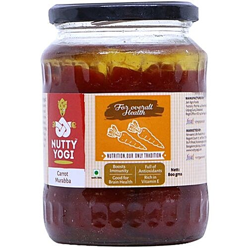 Nutty Yogi Murabba Carrot, 600 g  