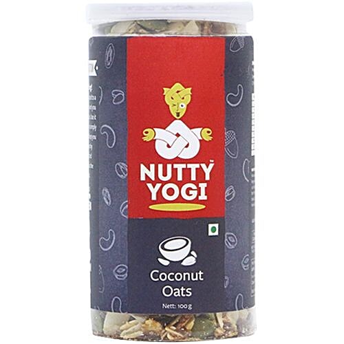 Nutty Yogi Coconut Oats Trail Mix, 100 g  