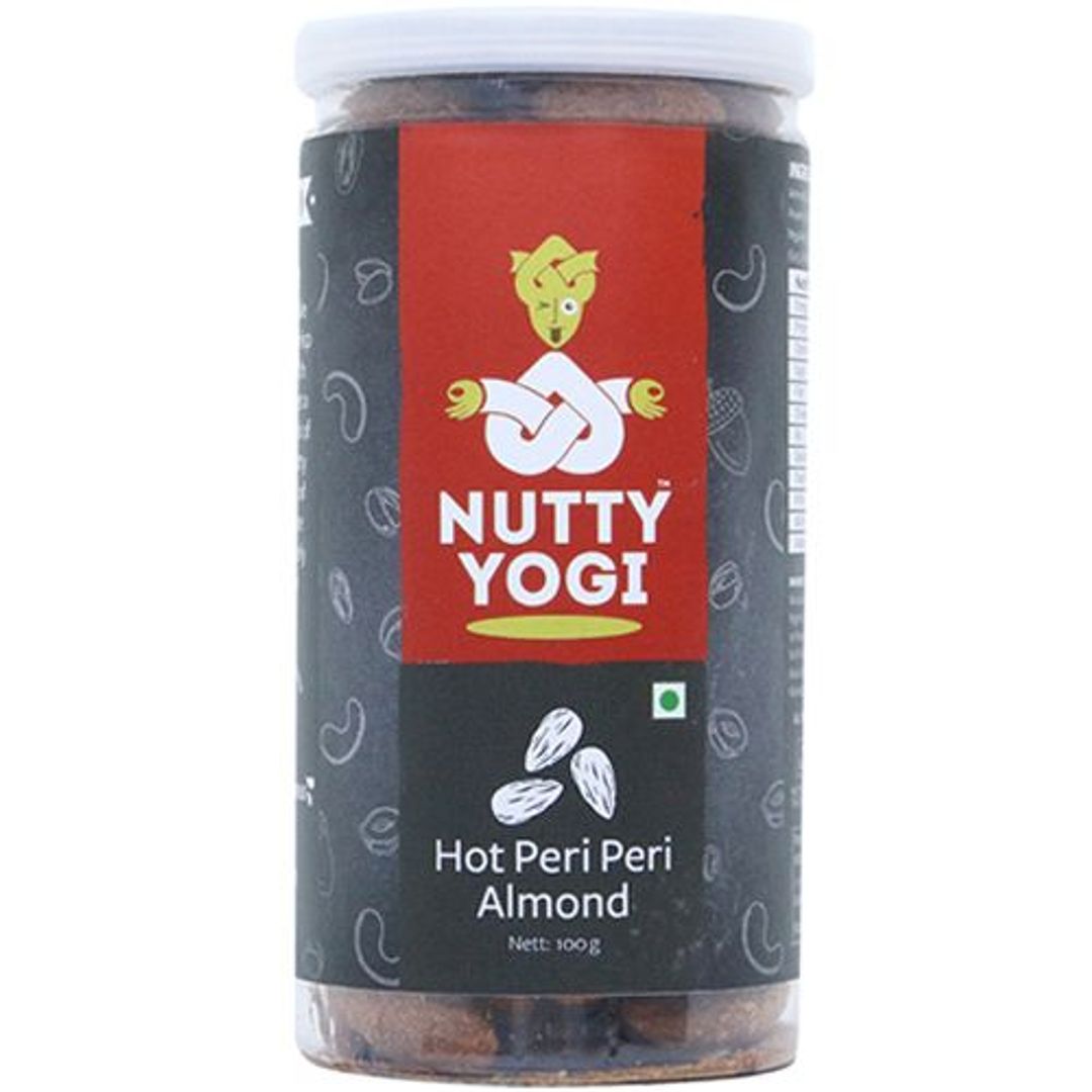 Nutty Yogi Hot Peri Peri Almond, 100 g 