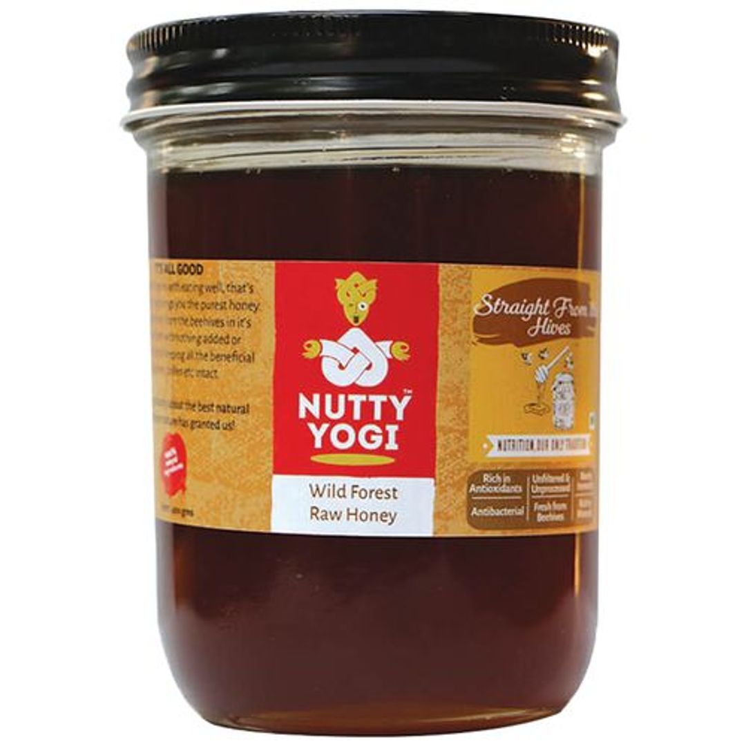 Nutty Yogi Raw Wild Forest Honey, 400 g 