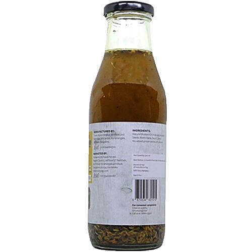 Nutty Yogi Mustard Oil - Panchphoran, 500 ml  