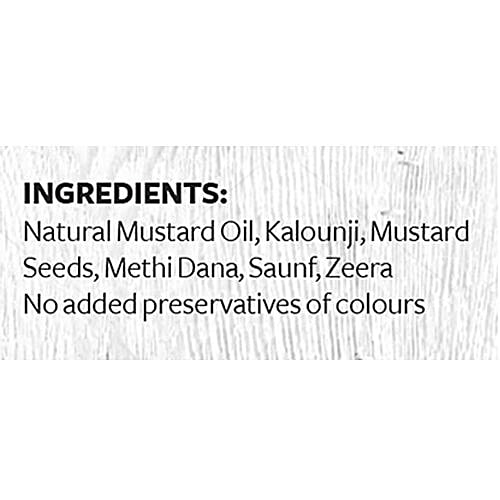 Nutty Yogi Mustard Oil - Panchphoran, 500 ml  