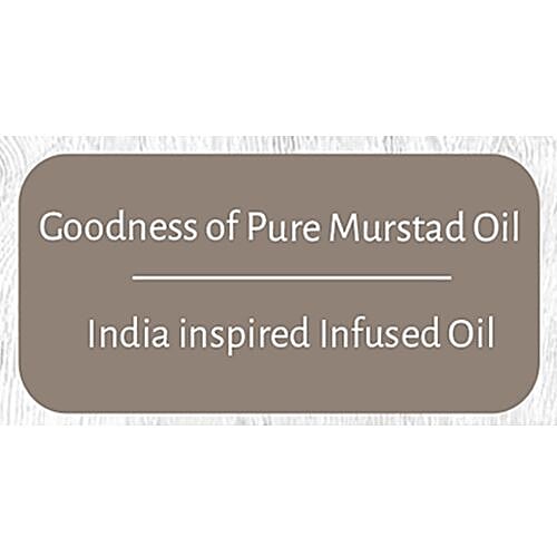 Nutty Yogi Mustard Oil - Panchphoran, 500 ml  