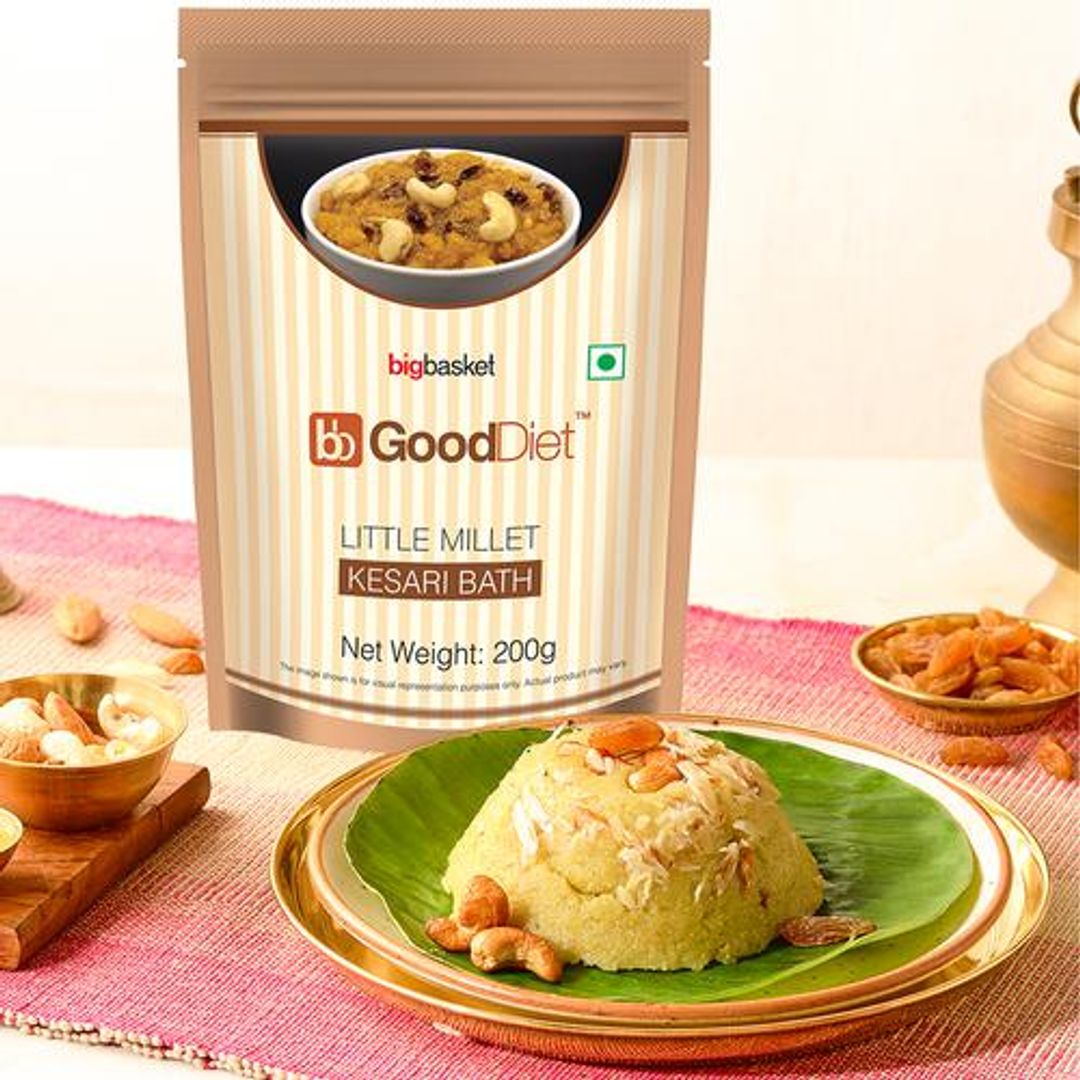 GoodDiet Millet Kesari Bath/Halwa, 200 g 