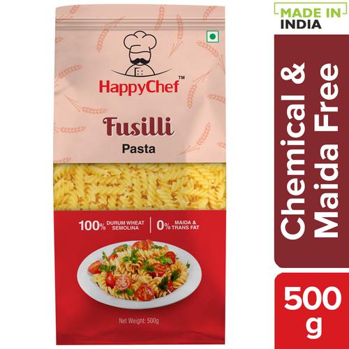 HappyChef 100% Durum Wheat Pasta - Fusilli, 500 g  