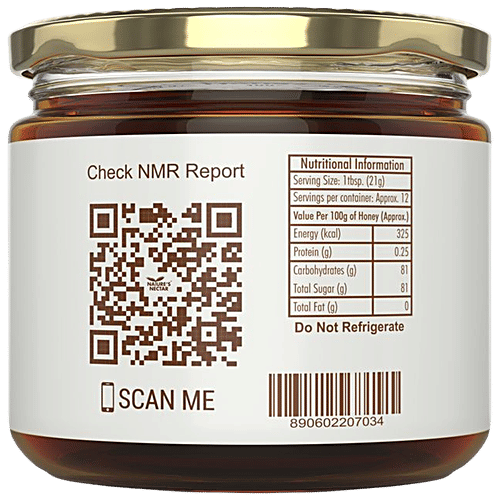 Nature's Nectar Organic Honey, 400 g No Total Fat