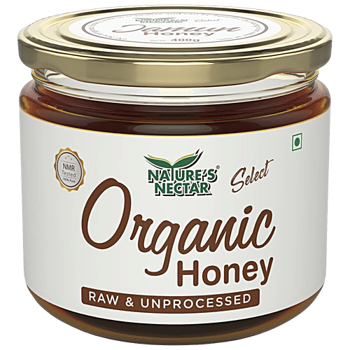 Nature's Nectar Organic Honey, 400 g No Total Fat