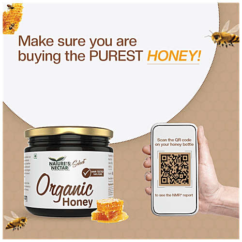 Nature's Nectar Organic Honey, 400 g No Total Fat