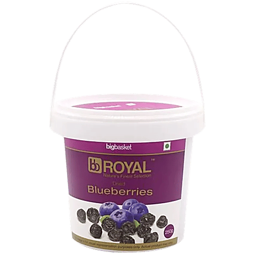 bb Royal Dried Fruit - Blueberries, 250 g  No Trans Fat, No Cholesterol