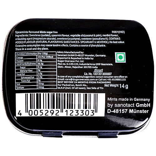 Impact Mint Sugar Free Fresh Mints - Instant Refreshment, 14 g  Sugar Free