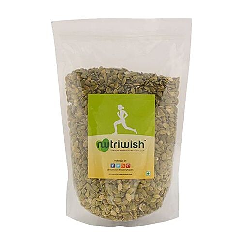 NUTRIWISH Raw Pumpkin Seeds - Premium, 1.25 Kg Stand Up Pouch 