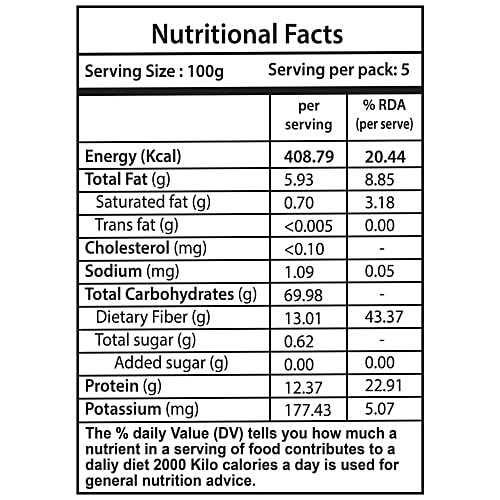 Organic Tattva Organic - Foxtail Millet, 500 g Mono Carton High In Dietary Fibre & Anti Oxidants