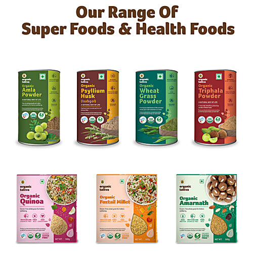 Organic Tattva Organic - Foxtail Millet, 500 g Mono Carton High In Dietary Fibre & Anti Oxidants