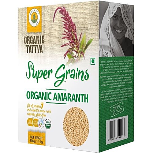 Buy Organic Tattva Organic Amaranth Seeds 500 Gm Mono Carton Online At
