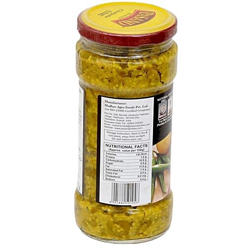 Buy Pasand Pickle Green Chilli Online at Best Price of Rs 115 bigbasket