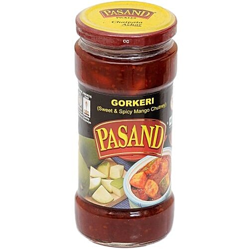 Buy Pasand Gorkeri Pickle Sweet & Spicy Mango Chutney Online at Best