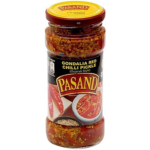 Buy Pasand Pickle Gondalia Red Chilli Gujarati Style Online at Best