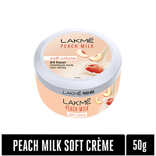 Buy Lakme Moisturizer Soft Creme Peach Milk 50 Gm Online At Best Price