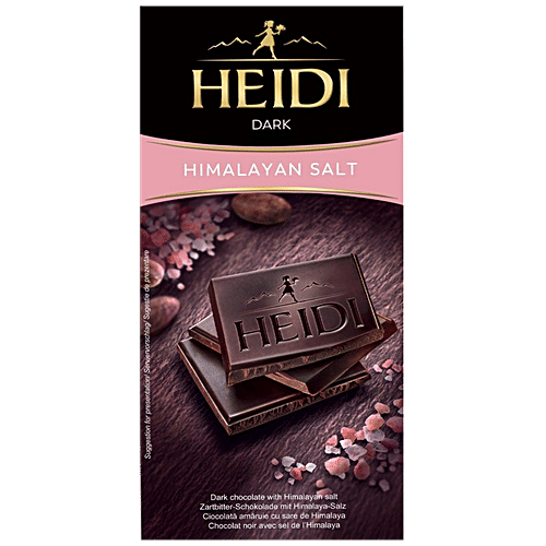 Heidi Dark Chocolate - Himalayan Salt, 80 g  
