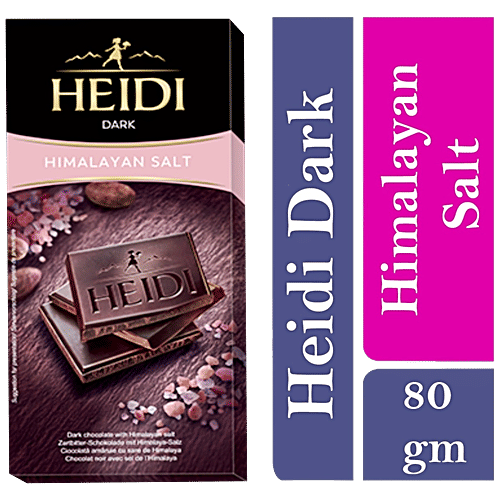 Heidi Dark Chocolate - Himalayan Salt, 80 g  