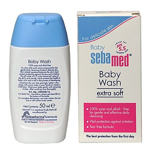 Sebamed Baby Wash - Extra Soft, 50 ml  