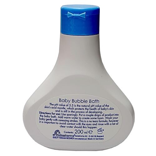 Sebamed Sebamed Baby Bubble Bath |PH 5.5| Camomile|No tears Sugar based cleanser|Soap free, 200 ml  No Tears Formula