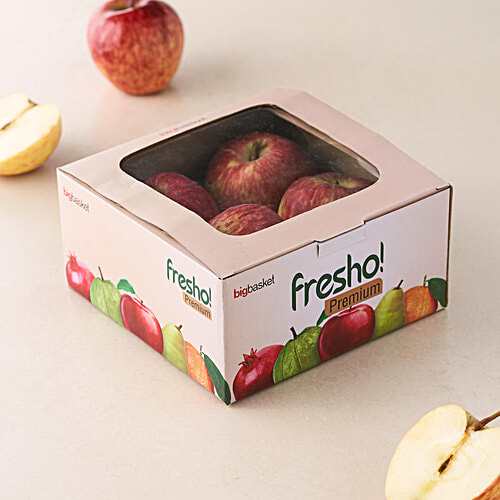 fresho! Apple - Shimla, Premium, 4 pcs (Approx.680 to 780 g)