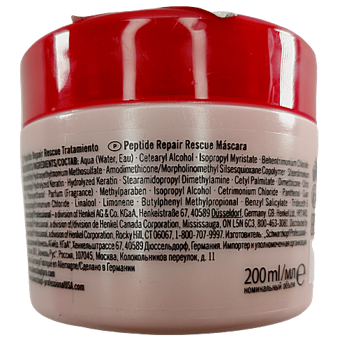 Schwarzkopf Professional Bonacure Cell Perfector - Repair Rescue Treatment Masque, 200 ml Bottle 