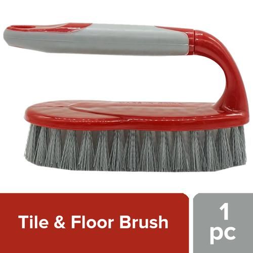 Hard Floor Cleaning Brush with Rubber Scraper - China Brush and