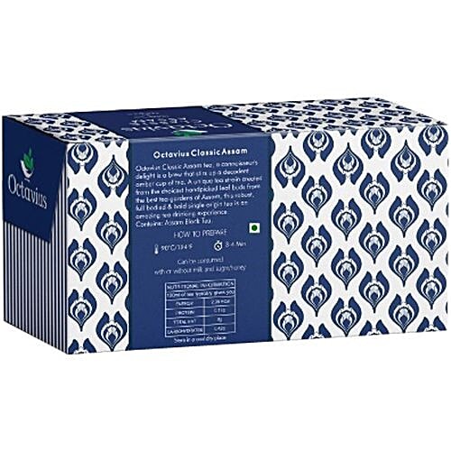 Octavius Black Tea - Classic Assam, 25 Tea Bags  