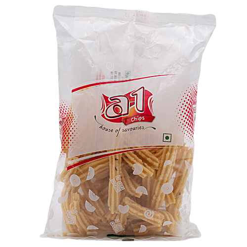 A-1 Chips Garlic Murukku, 100 g  