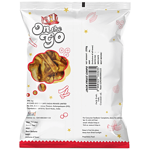 A-1 Chips Jack Fruit Chips, 200 g  