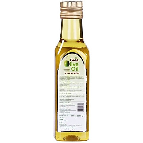 Gaia  Extra Virgin Olive Oil, 250 ml Bottle Zero Trans Fat, Zero Cholesterol