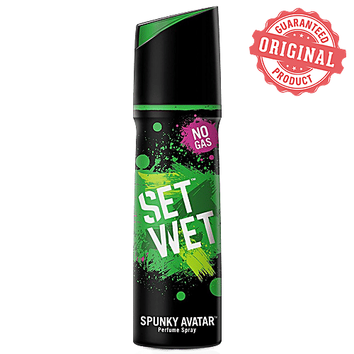 Set Wet Spunky Avatar Perfume Spray, 120 ml  